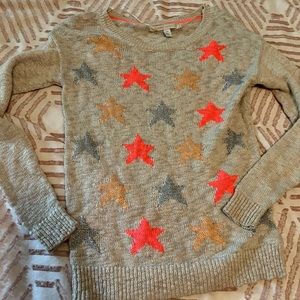 Sparkly star sweater